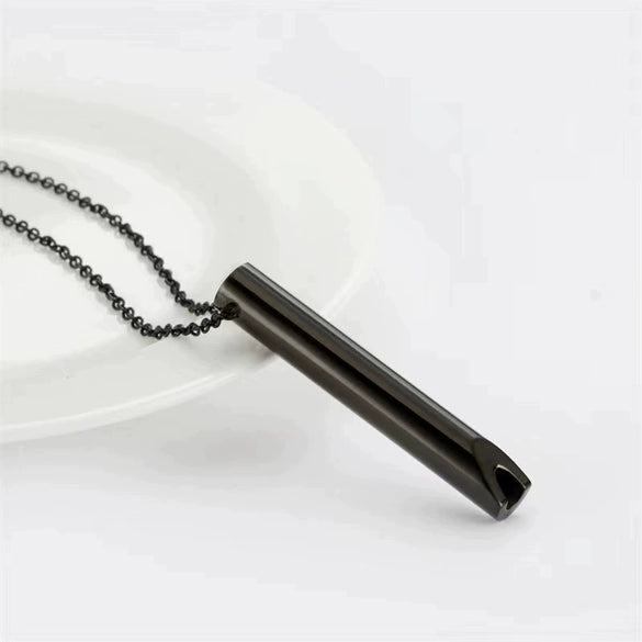 Mindfulness Decompression Jewelry Stainless Steel Titanium Steel Geometric Electroplated Unisex Necklace