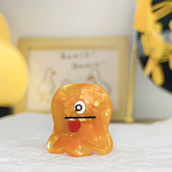 Mini Acetic Acid Handmade Cute Cartoon Ghost Horse Hair Clips For Women