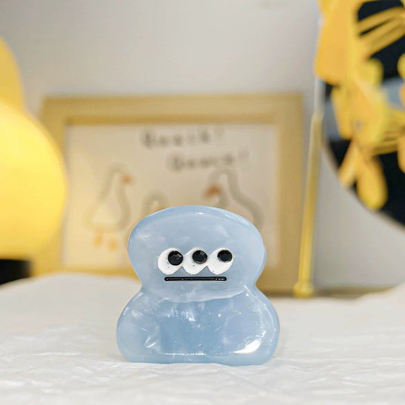 Mini Acetic Acid Handmade Cute Cartoon Ghost Horse Hair Clips For Women