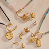 Mini Elephant Lotus Heart Sun And Moon Pendant Necklace Stainless Steel Electroplating Unisex