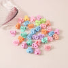 Mini Hair Clips For Women Plastic Resin Geometric Baking Paint Style For Summer