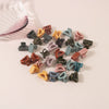 Mini Hair Clips For Women Plastic Resin Geometric Baking Paint Style For Summer