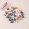 Mini Hair Clips For Women Plastic Resin Geometric Baking Paint Style For Summer