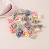 Mini Hair Clips For Women Plastic Resin Geometric Baking Paint Style For Summer