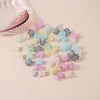 Mini Hair Clips For Women Plastic Resin Geometric Baking Paint Style For Summer