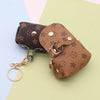 Mini Leather Storage Bag For Women Coin Purse Headphone Bag Key Bag With Modern Simplicity Style