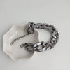 Minimalist Alloy Geometric Thick Chain Bracelet For Women Electroplated Fashion Jewelry Wholesale
