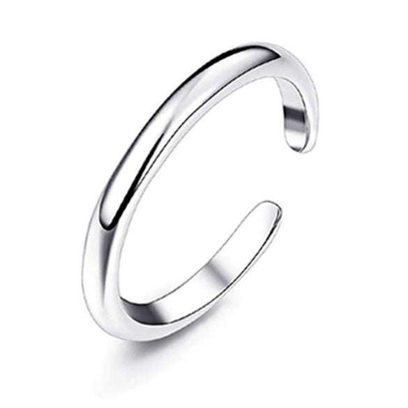 Minimalist Copper Open Ring Set With Leaf Arrow And Wave Geometric U Shaped Design Electroplated Jewelry For Women