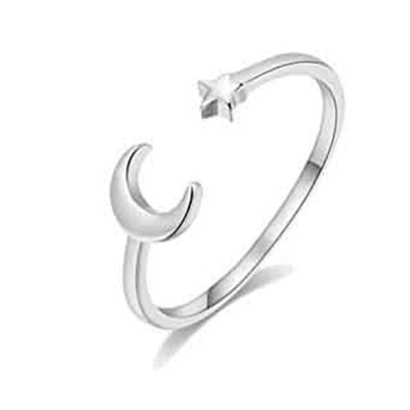 Minimalist Copper Open Ring Set With Leaf Arrow And Wave Geometric U Shaped Design Electroplated Jewelry For Women