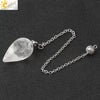 Minimalist Drop Shaped Natural Amethyst Crystal Jewelry Pendant With Independent Packaging Versatile Wholesale Accessory
