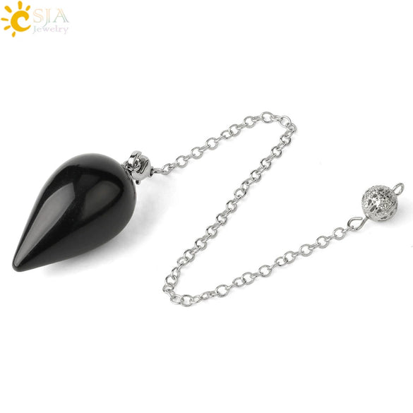 Minimalist Drop Shaped Natural Amethyst Crystal Jewelry Pendant With Independent Packaging Versatile Wholesale Accessory