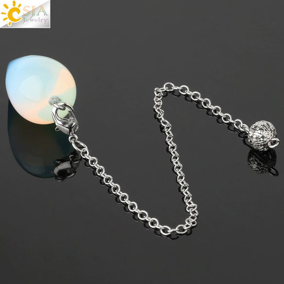 Minimalist Drop Shaped Natural Amethyst Crystal Jewelry Pendant With Independent Packaging Versatile Wholesale Accessory