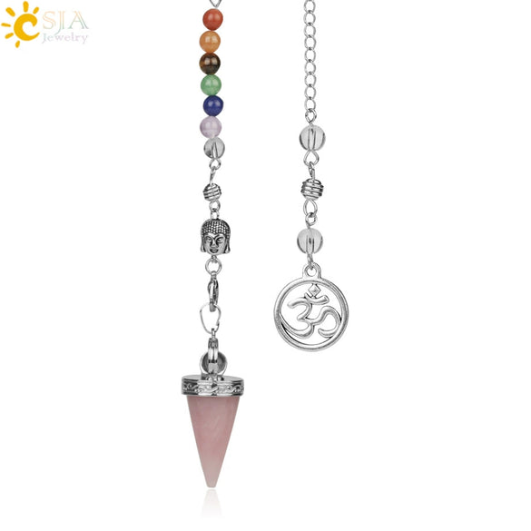 Minimalist Electroplated Titanium Steel Amethyst Cone Pendant Necklace Unisex Jewelry Accessory