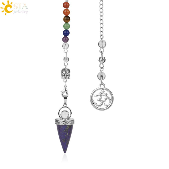 Minimalist Electroplated Titanium Steel Amethyst Cone Pendant Necklace Unisex Jewelry Accessory