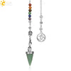 Minimalist Electroplated Titanium Steel Amethyst Cone Pendant Necklace Unisex Jewelry Accessory