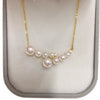 Minimalist Freshwater Pearl Pendant Jewelry With Copper Accessories And Flat Round Or Bun Round Pearls
