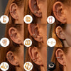 Minimalist Geometric Clipon Earrings Copper Metal Bee Snakeshaped Ear Cuffs Diamond Design