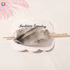 Minimalist Geometric Oval Alloy Hairpin Simple Modern Hair Accessory For Women And Girls