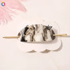 Minimalist Geometric Oval Alloy Hairpin Simple Modern Hair Accessory For Women And Girls