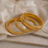 Minimalist Geometric Stainless Steel Goldplated Wideband Bracelet Modern Jewelry