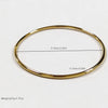 Minimalist Geometric Stainless Steel 14K Gold Electroplated Bracelet