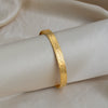 Minimalist Geometric Stainless Steel Open Bracelet Vacuumplated 18K Gold For Women