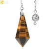 Minimalist Hexagonal Natural Crystal Pendant Semi Precious Stone Electroplated Jewelry Decoration Ornament