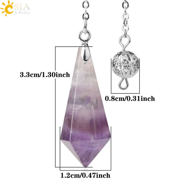 Minimalist Hexagonal Natural Crystal Pendant Semi Precious Stone Electroplated Jewelry Decoration Ornament