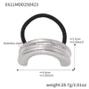 Minimalist Ins Style Stainless Steel Half Round Hair Accessory Hair Rope Hair Tie Ponytail Elastic Band