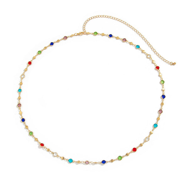 Minimalist Metal Body Chain Waist Chain With Lobster Clasp