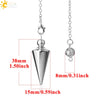 Minimalist Metal Conical Pendant Necklace With Detachable Pendant And Bronze Plated Electroplated Finish Wholesale Jewelry