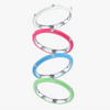 Minimalist Multicolor Enamel Dripping Gel Texture Geometric S925 Silver Ring For Women