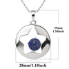 Minimalist Natural Crystal Hollow Star Pendant Necklace With Ball Chain Amethyst Stone Jewelry For Women