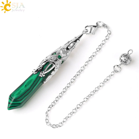 Minimalist Natural Crystal Key Pendant With Bronze Tone Copper Plated Trim Semi Precious Stone Electroplated Jewelry Decoration