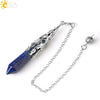 Minimalist Natural Crystal Key Pendant With Bronze Tone Copper Plated Trim Semi Precious Stone Electroplated Jewelry Decoration