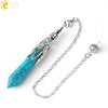 Minimalist Natural Crystal Key Pendant With Bronze Tone Copper Plated Trim Semi Precious Stone Electroplated Jewelry Decoration