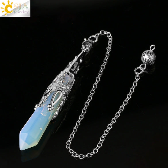 Minimalist Natural Crystal Key Pendant With Bronze Tone Copper Plated Trim Semi Precious Stone Electroplated Jewelry Decoration