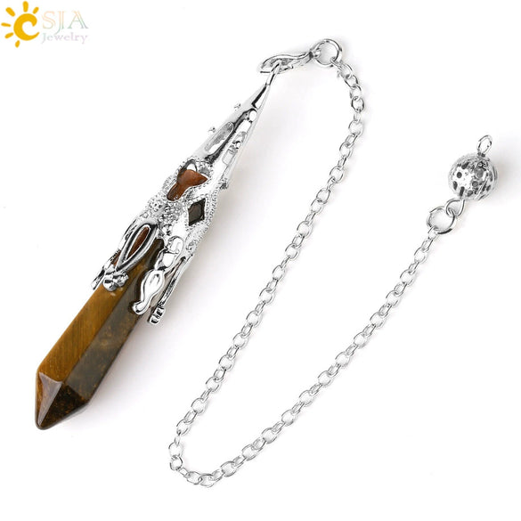 Minimalist Natural Crystal Key Pendant With Bronze Tone Copper Plated Trim Semi Precious Stone Electroplated Jewelry Decoration