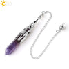 Minimalist Natural Crystal Key Pendant With Bronze Tone Copper Plated Trim Semi Precious Stone Electroplated Jewelry Decoration