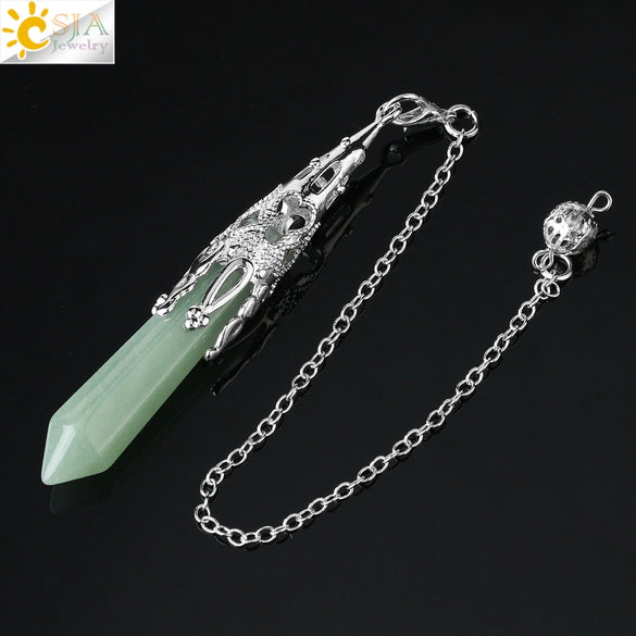 Minimalist Natural Crystal Key Pendant With Bronze Tone Copper Plated Trim Semi Precious Stone Electroplated Jewelry Decoration