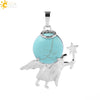 Minimalist Natural Stone Crystal Angel Wing Pendant Necklace Charm For Women In Multicolor Alloy Jewelry
