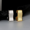Minimalist S925 Sterling Silver Geometric Glossy Ear Clip For Women Sweet Cool Style