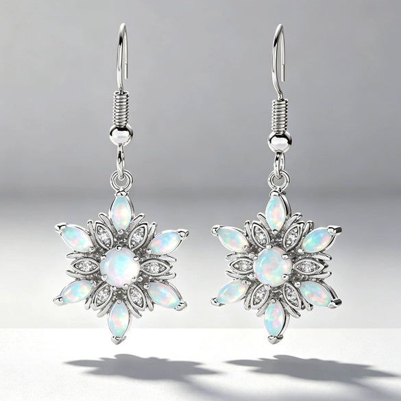 Minimalist Snowflake Star Copper Earrings For Women Versatile Fairyinspired Jewelry With Sparkling Detail