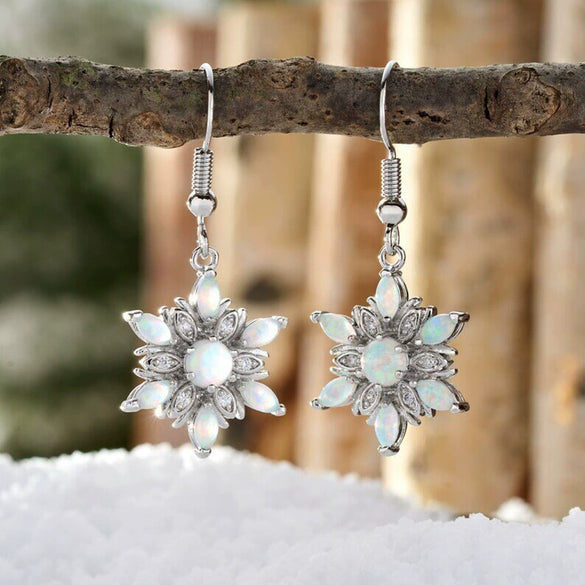 Minimalist Snowflake Star Copper Earrings For Women Versatile Fairyinspired Jewelry With Sparkling Detail