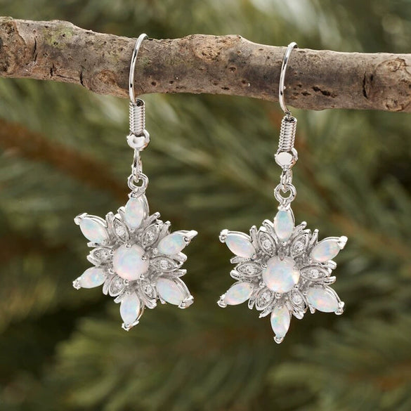 Minimalist Snowflake Star Copper Earrings For Women Versatile Fairyinspired Jewelry With Sparkling Detail