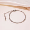 Minimalist Stainless Steel And Titanium Steel Plain Chain Women's Necklace With Electroplating