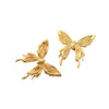 Minimalist Stainless Steel Dragonfly And Butterfly Stamped Earrings For Women Fashion Animal Design Non Fading Stud Earrings