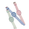 Minimalist Style Plastic Square Girl's Watch With Stainless Steel Pin Buckle And Plastic Mirror