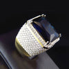 Minimalist Unisex Copper Ring With Inlaid Zircon Fruit Design Electroplated Fashion Band