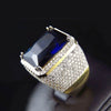 Minimalist Unisex Copper Ring With Inlaid Zircon Fruit Design Electroplated Fashion Band